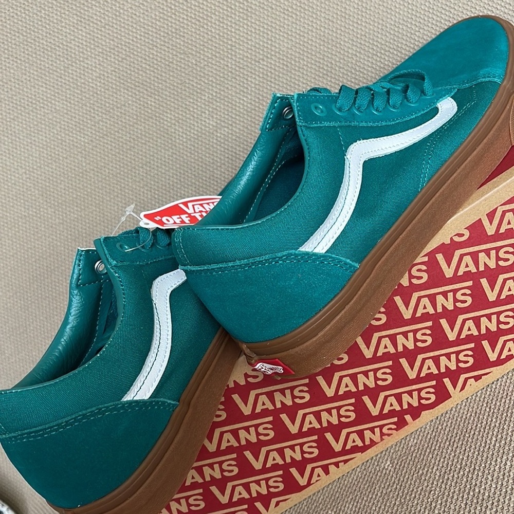 Vans Old Skool Quetzal Green / Gum mens - Picture 6 of 16